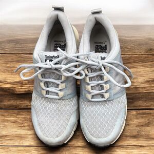 Women's Timberland PRO Radius Comp-Toe Athletic Work Sneaker Light Blue 7.5M